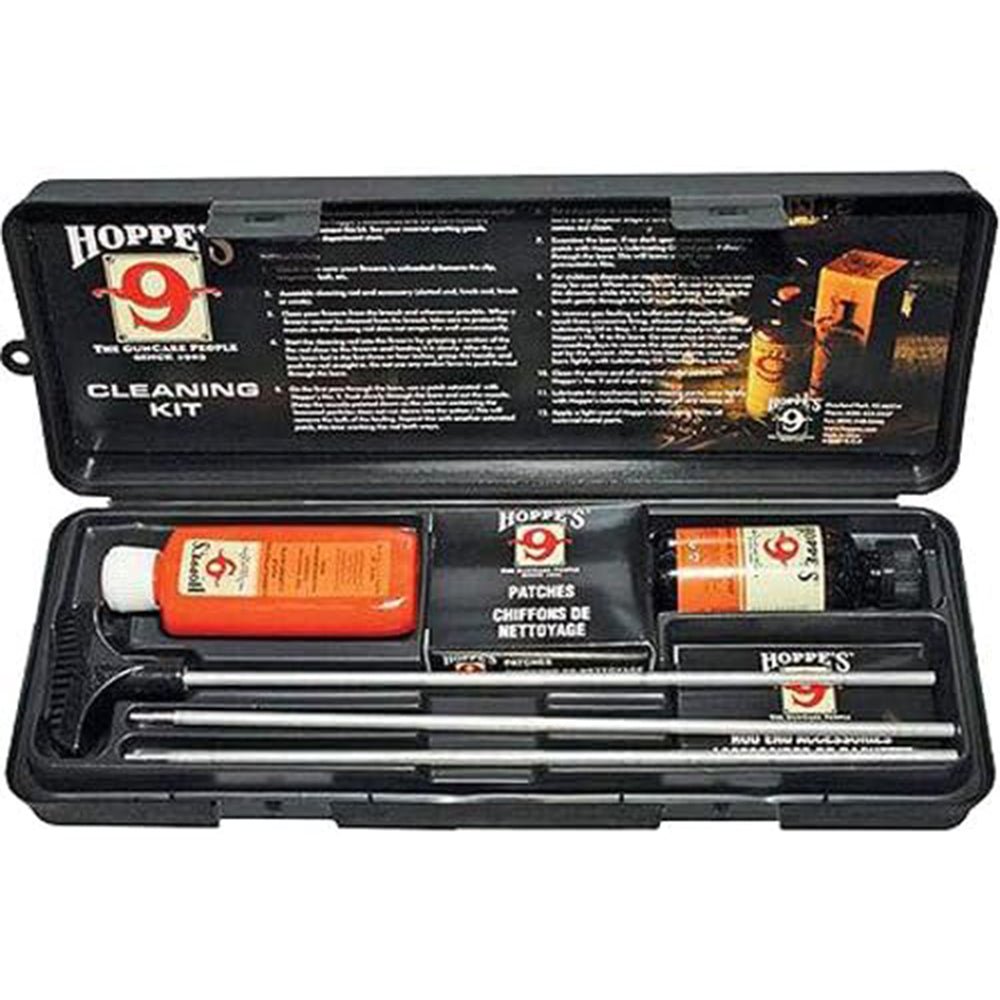 Hoppe's Rifle .22 - .225 Caliber Cleaning Kit with Aluminum Rod - Forza Sports