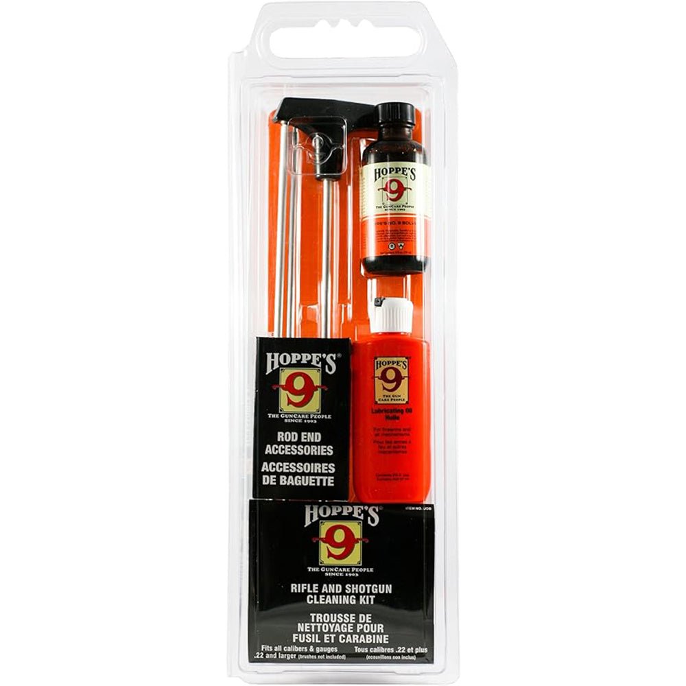 Hoppe's Rifle and Shotgun Cleaning Kit with Aluminum Rod - Forza Sports