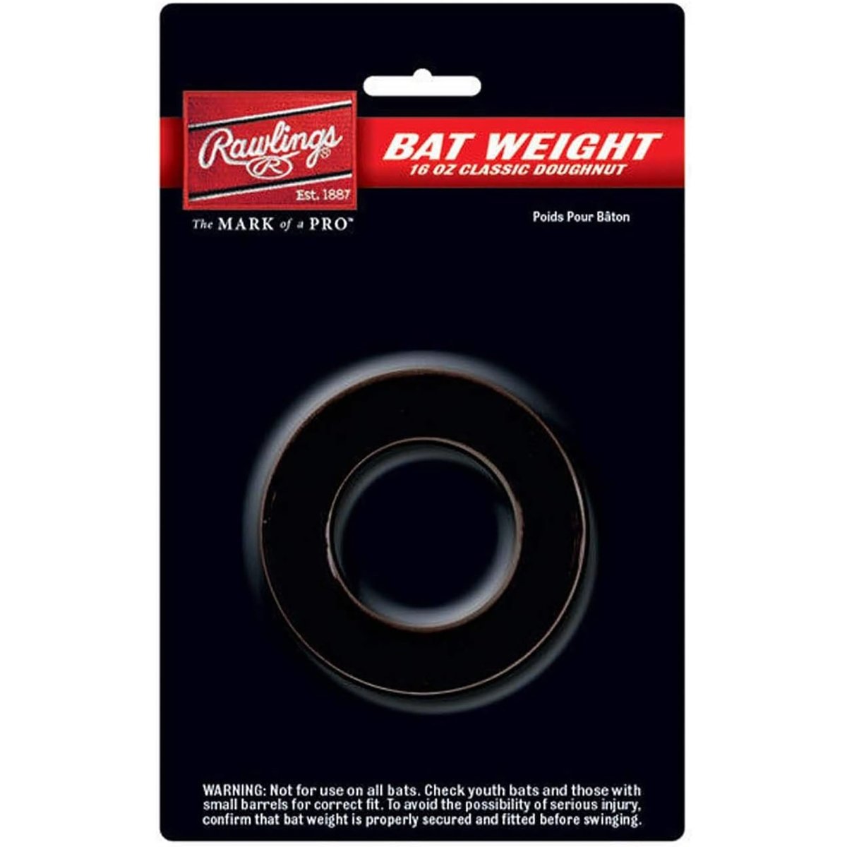 Rawlings 16 oz. Classic Doughnut Style Baseball/Softball Bat Weight - Forza Sports