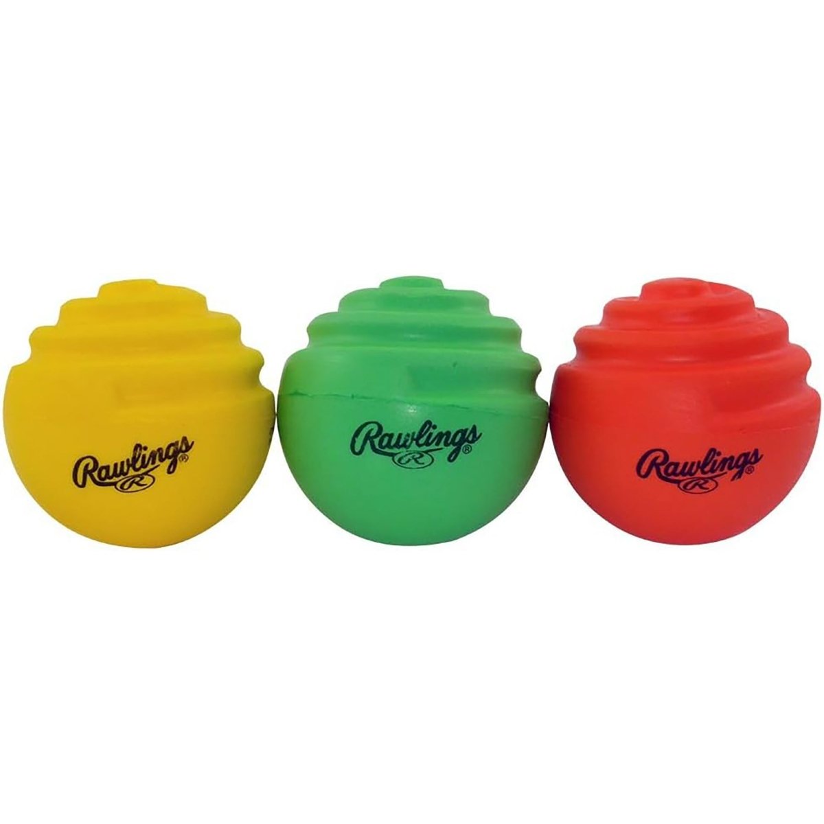 Rawlings Baseball/Softball Curve Ball Foam Training Balls 3 - Pack - Multicolor - Forza Sports