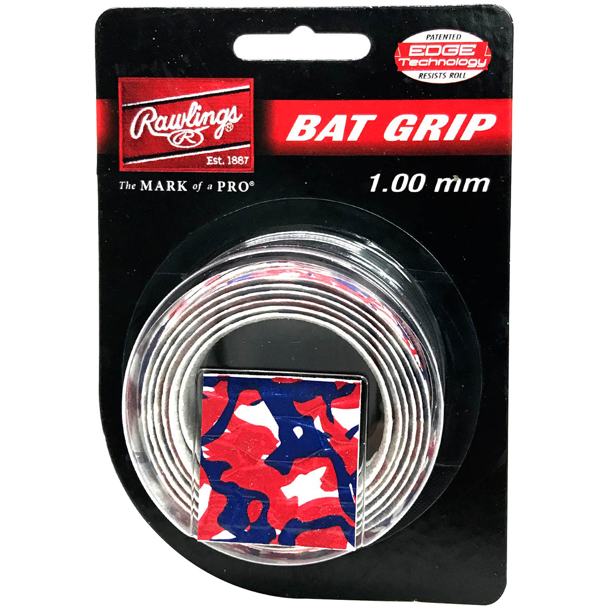 Rawlings bat grip packaging with visible brand logo and product details.