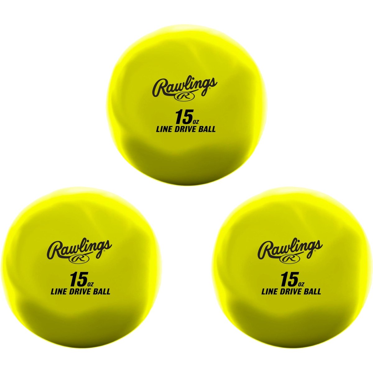 Rawlings Baseball/Softball Line - Drive Weighted Training Ball - Yellow - Forza Sports