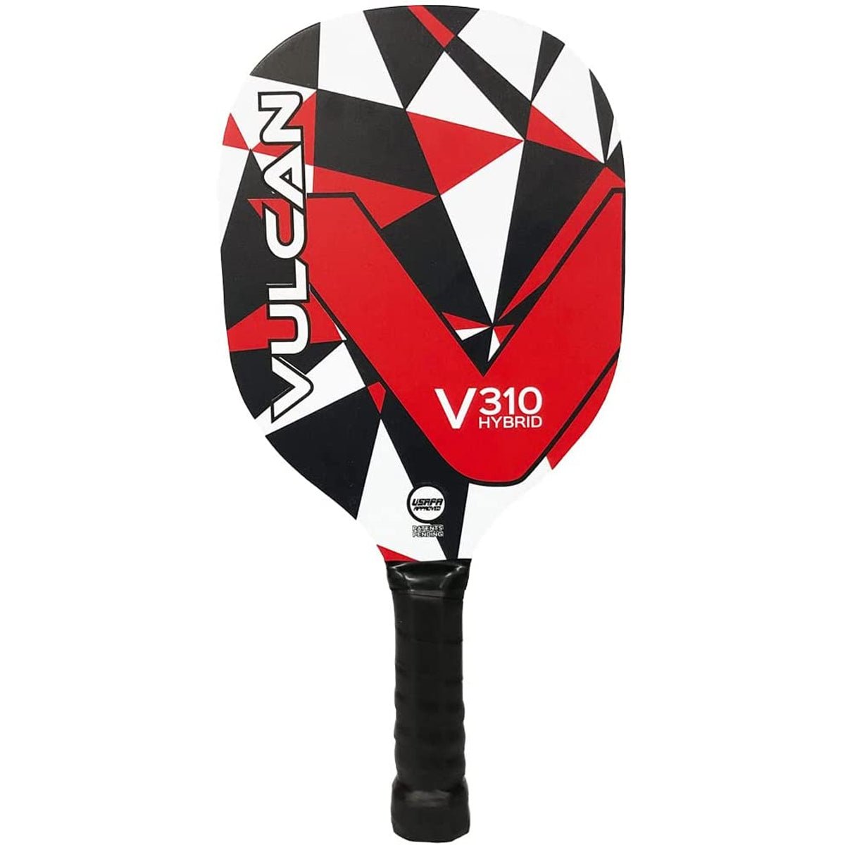 Vulcan V310 Beginner Pickleball Paddle - Rouge Red Geo - Forza Sports