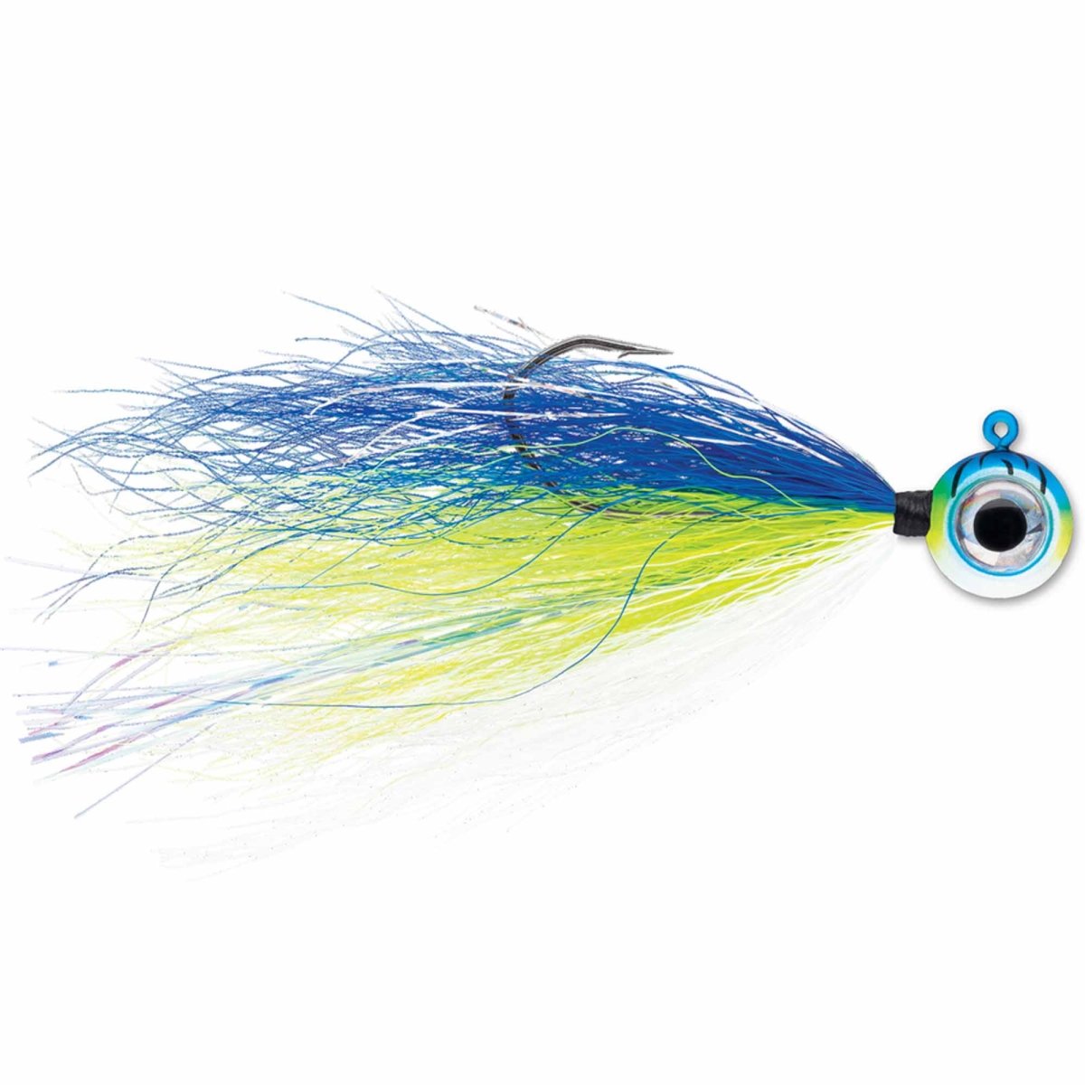 VMC Moontail Jig, 1/8 oz, Blue Fire UV, Fishing Lure - Forza Sports
