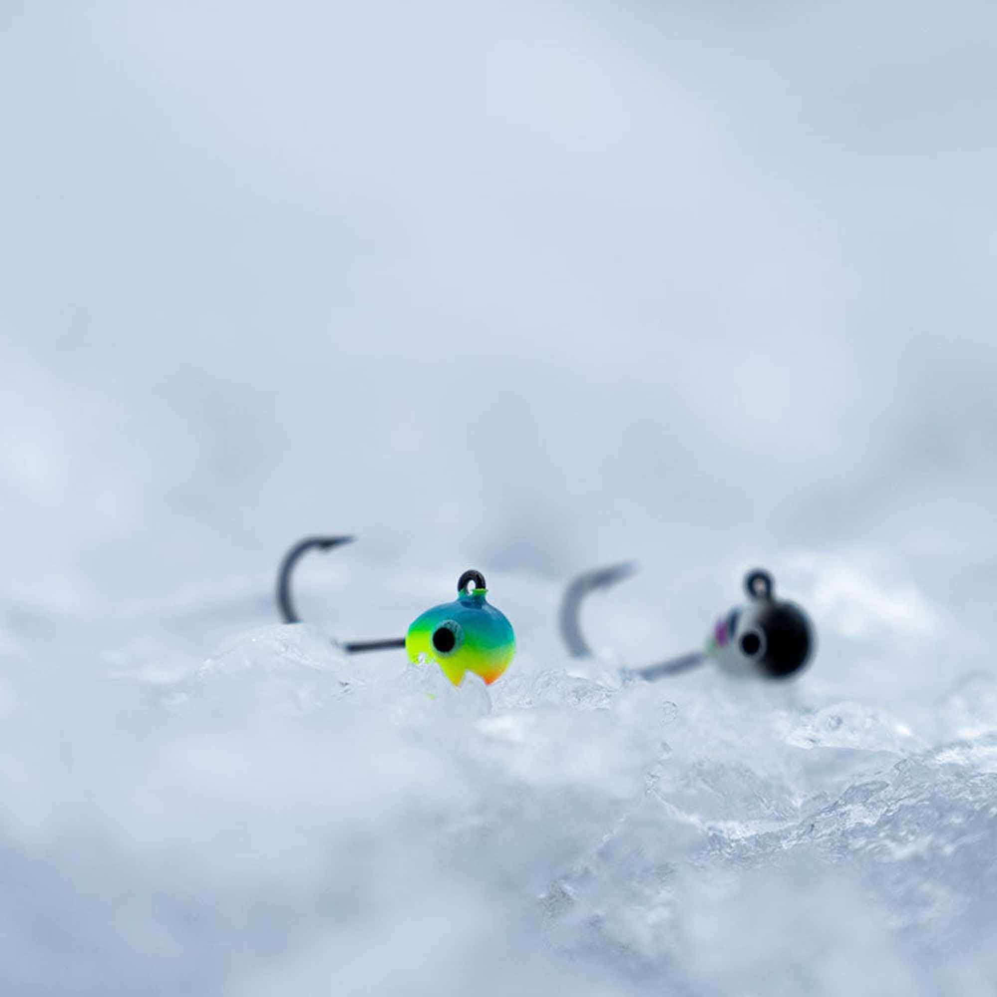 VMC TMJ Tungsten Mongo Jig, 1/32 oz, Glow Tiger, Fishing Lure - Forza Sports