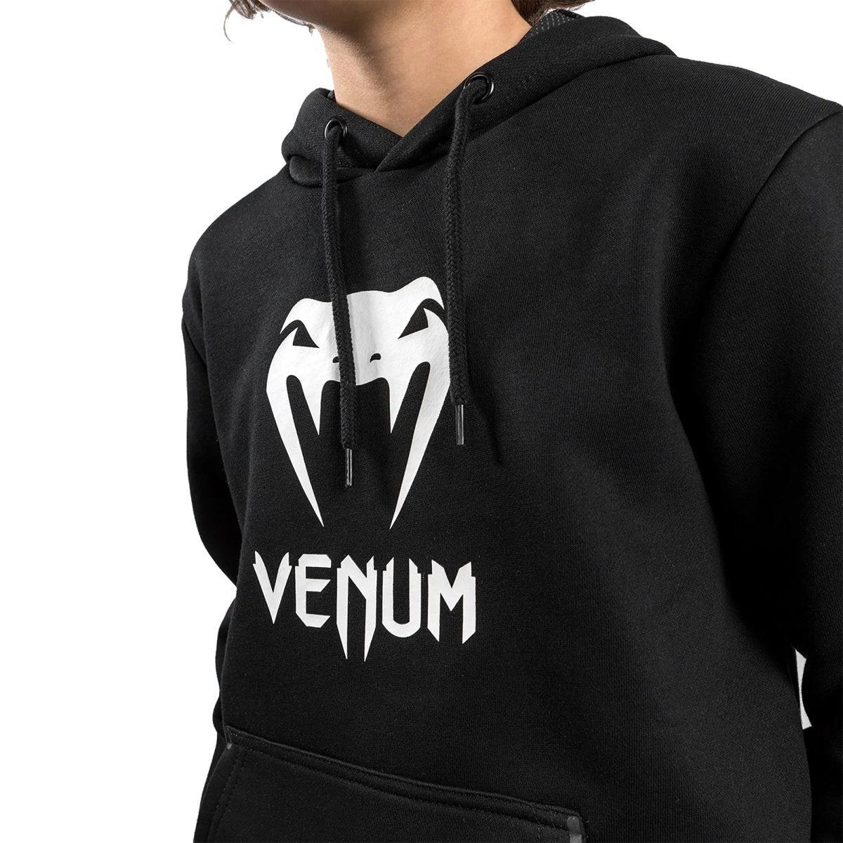 Venum Kid's Classic Pullover Hoodie - Black - Forza Sports