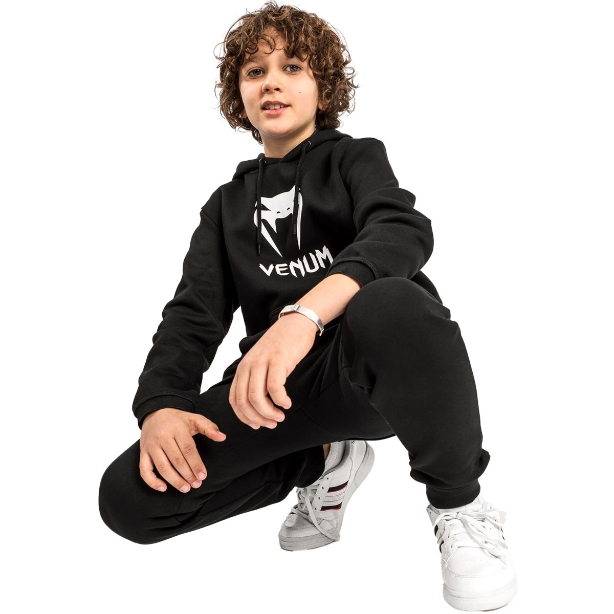 Venum Kid's Classic Pullover Hoodie - Black - Forza Sports
