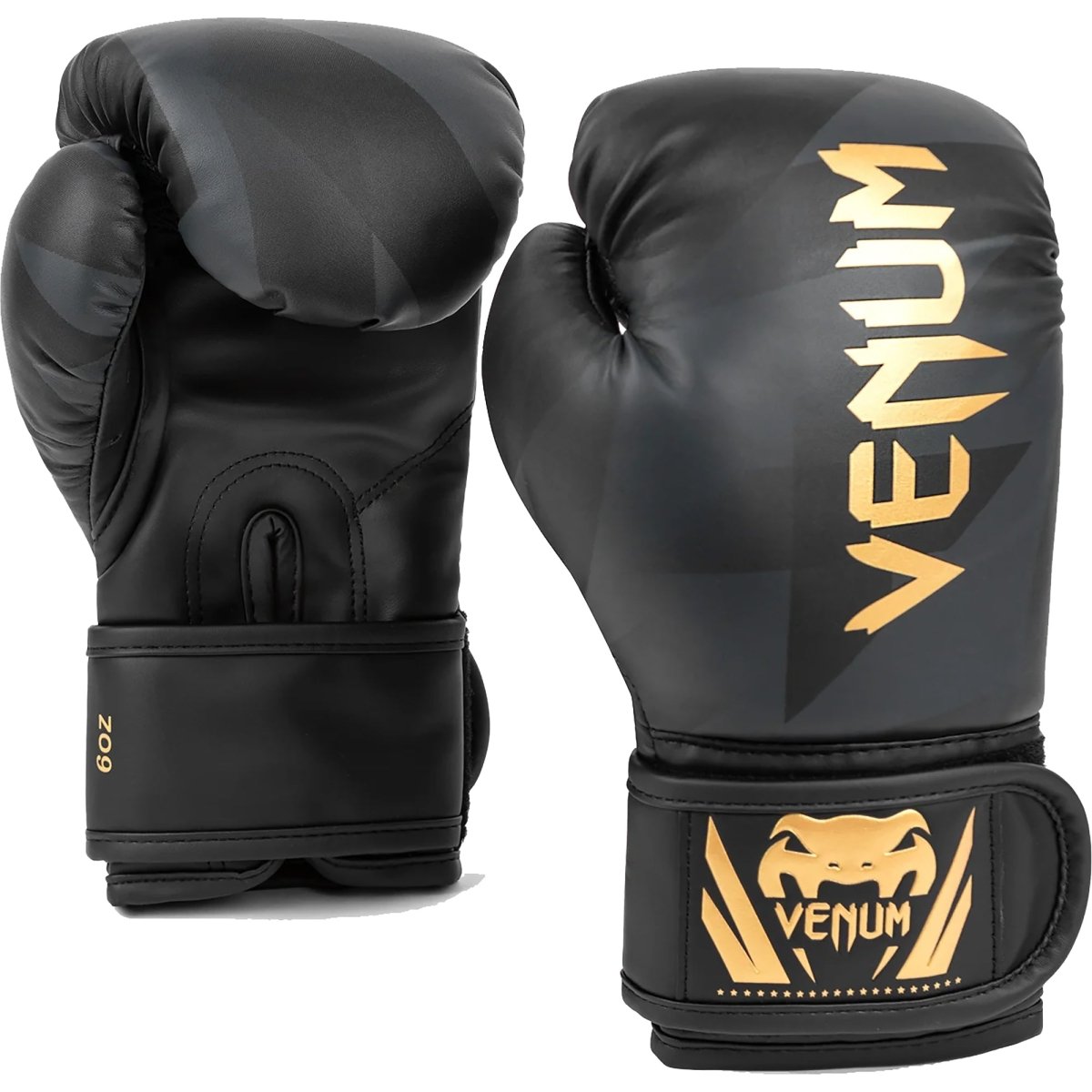 Venum Kid's Razor Hook and Loop Boxing Training Gloves - Black/Gold - Forza Sports