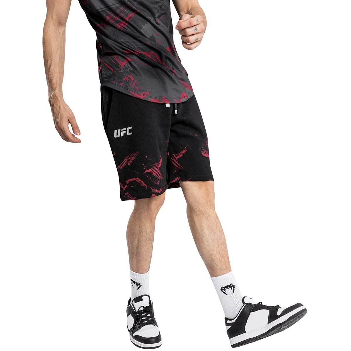 Venum UFC Authentic Fight Week 2.0 Fitness Shorts - Black/Red - Forza Sports