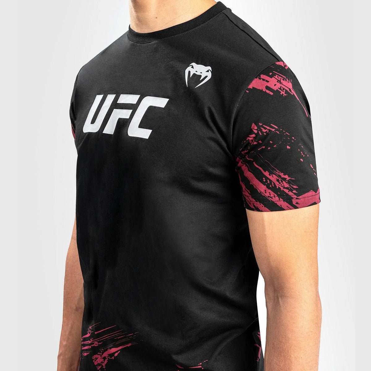 Venum UFC Authentic Fight Week 2.0 T-Shirt - Black/Red - Forza Sports
