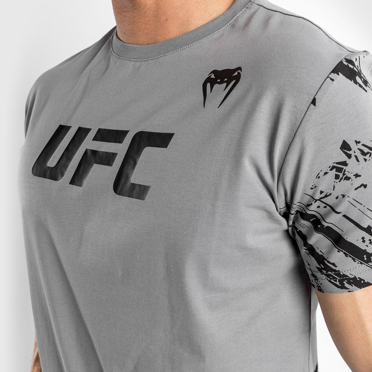 Venum UFC Authentic Fight Week 2.0 T-Shirt - Gray/Black - Forza Sports