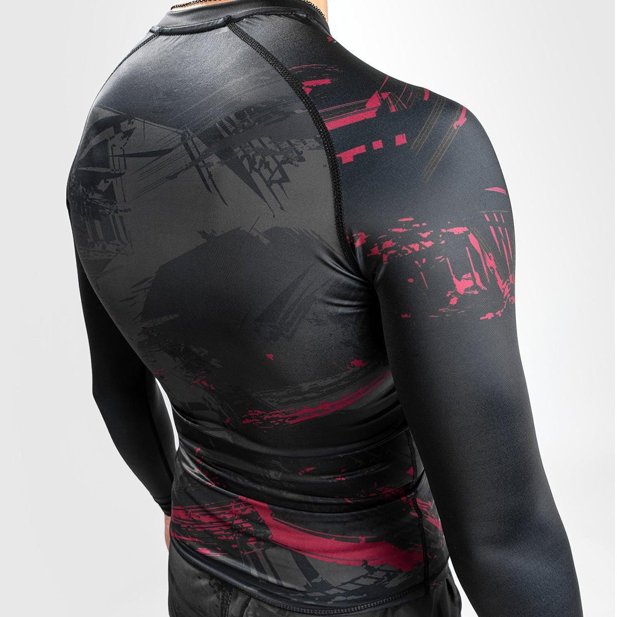 Venum UFC Authentic Fight Week 2.0 Long Sleeve Rashguard - Black/Red - Forza Sports