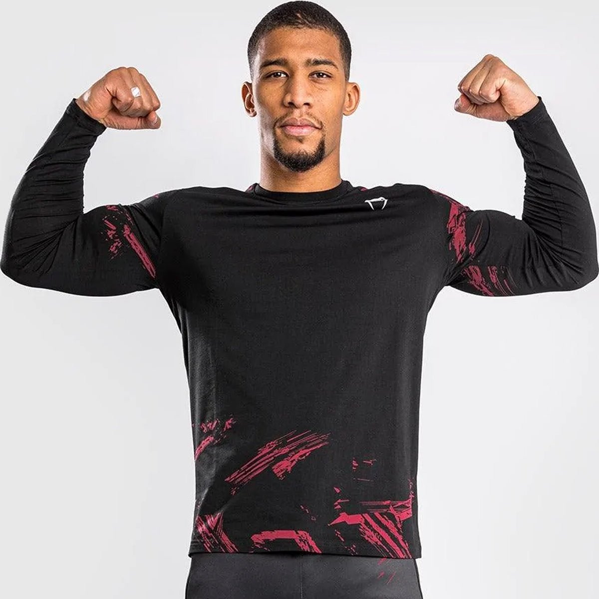 Venum UFC Authentic Fight Week 2.0 Long Sleeve T-Shirt - Black/Red - Forza Sports