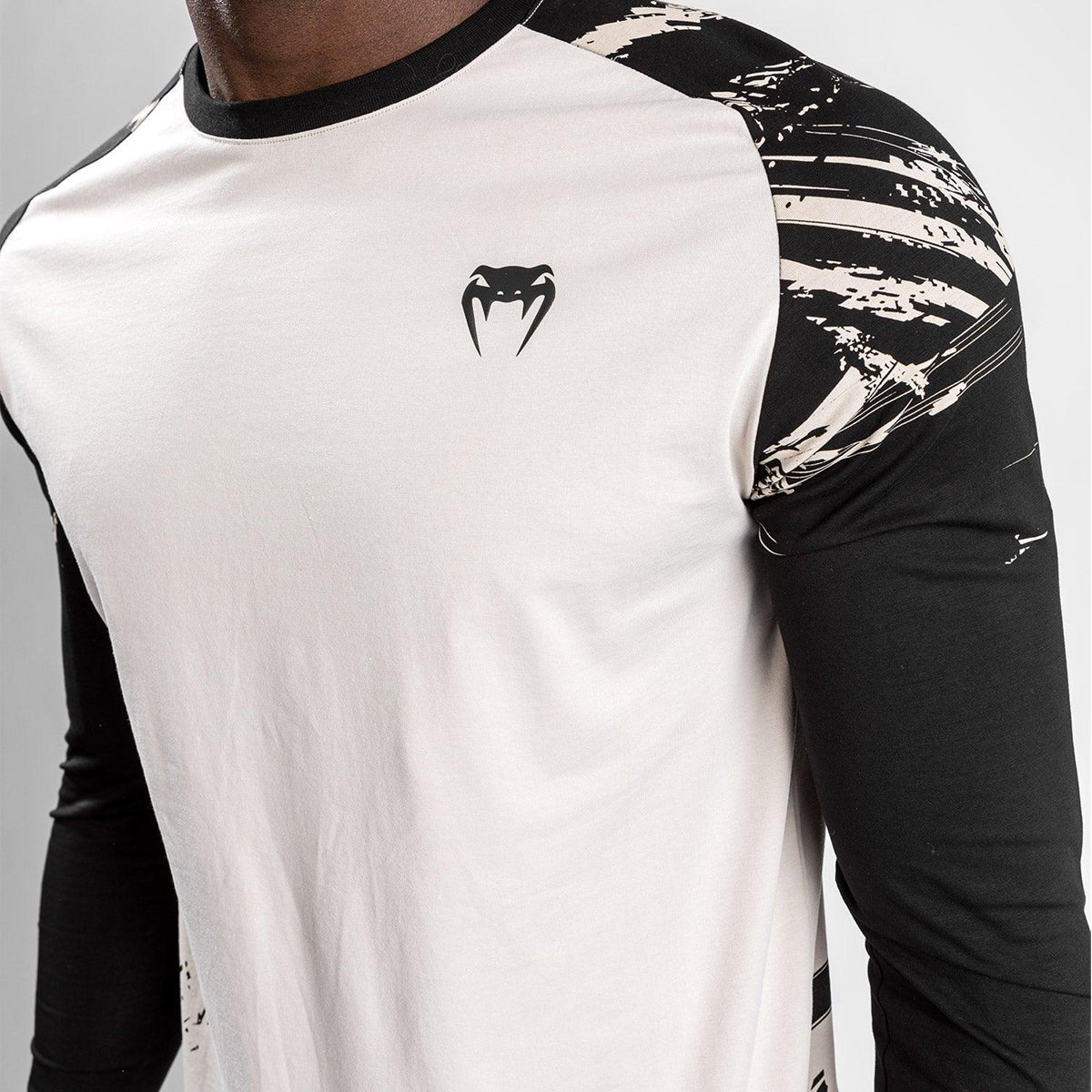 Venum UFC Authentic Fight Week 2.0 Long Sleeve T-Shirt - Sand/Black - Forza Sports