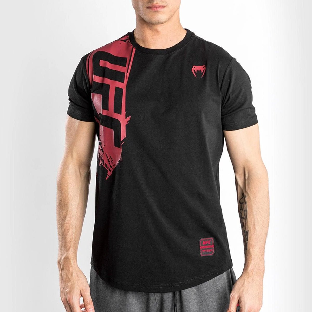 Venum UFC Authentic Fight Week 2.0 Shirt - Black/Red - Forza Sports