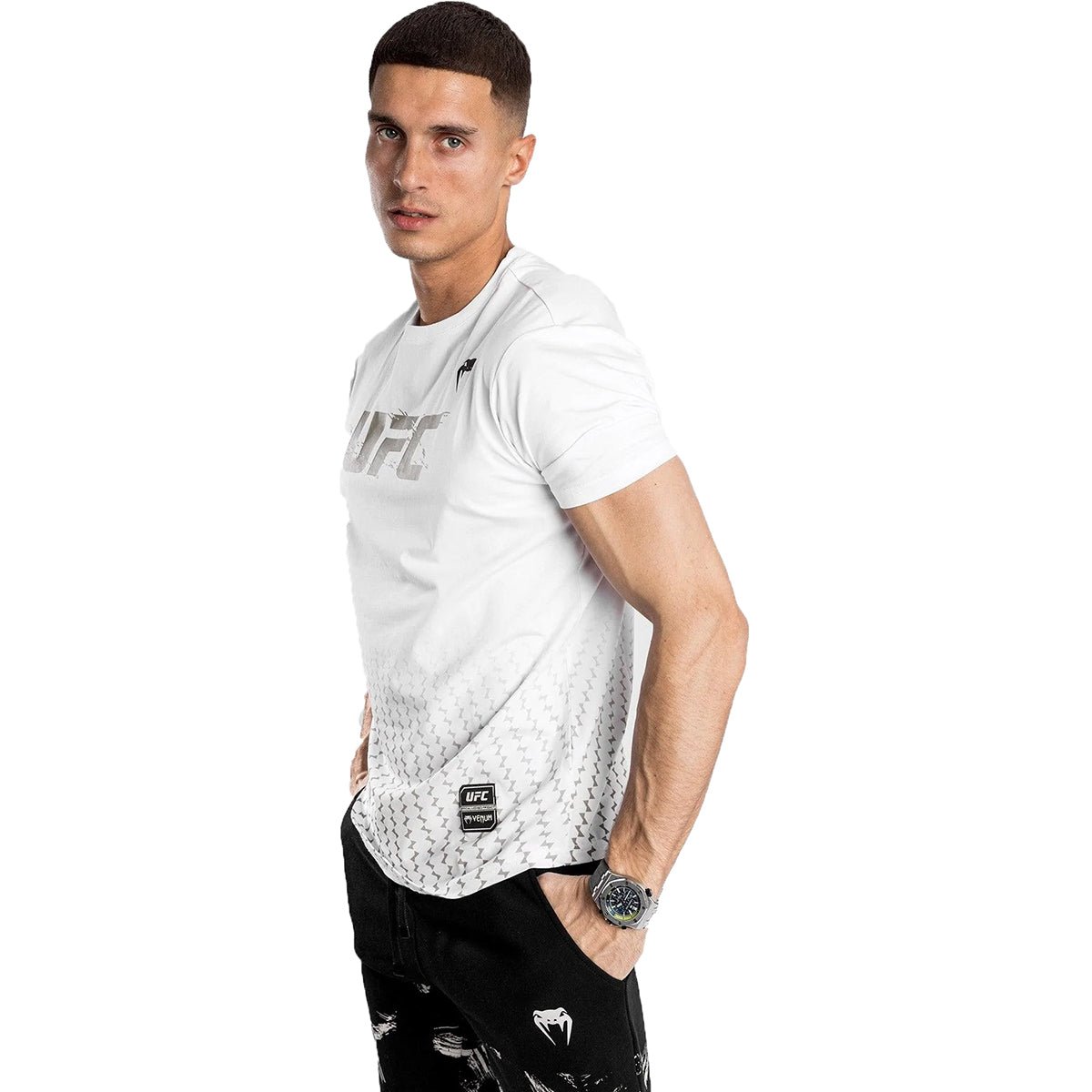 Venum UFC Authentic Fight Week 2.0 Short Sleeve T-Shirt - White - Forza Sports