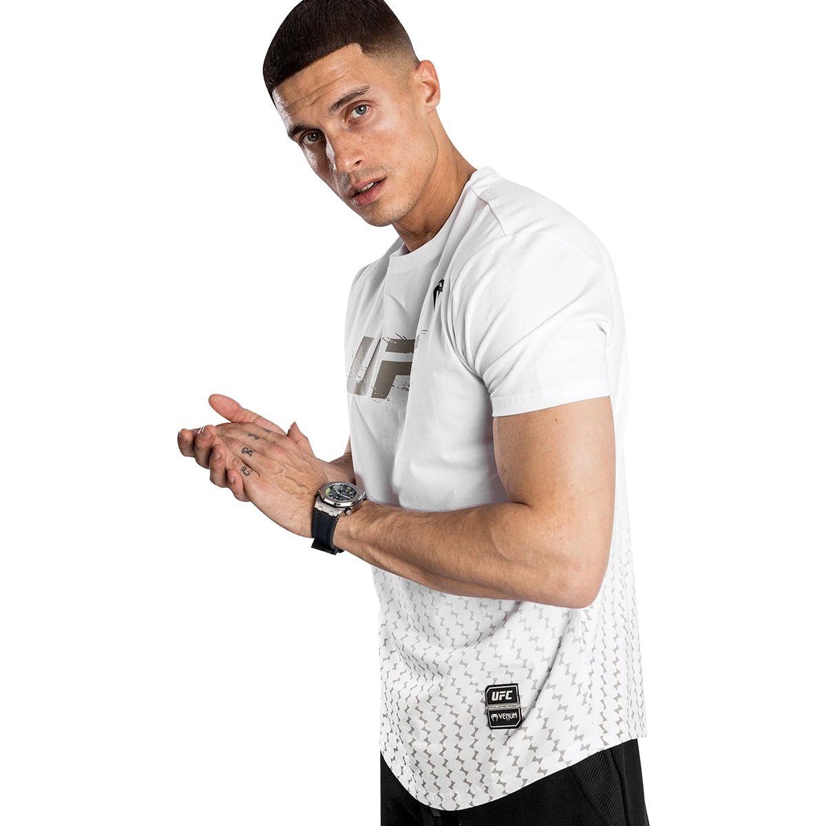 Venum UFC Authentic Fight Week 2.0 Short Sleeve T-Shirt - White - Forza Sports