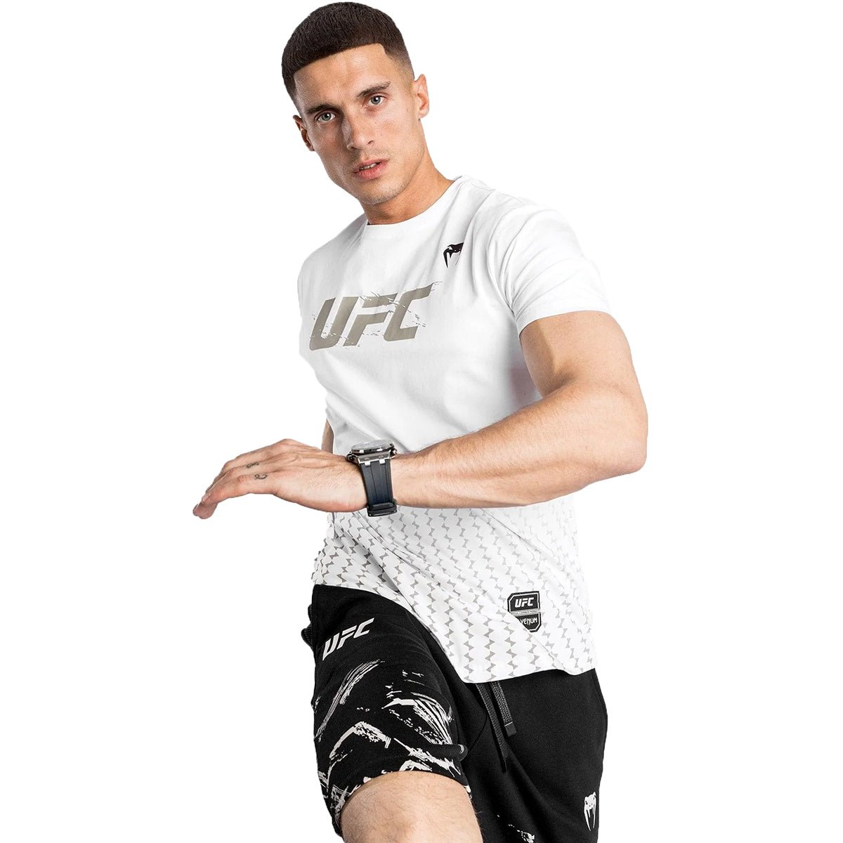 Venum UFC Authentic Fight Week 2.0 Short Sleeve T-Shirt - White - Forza Sports