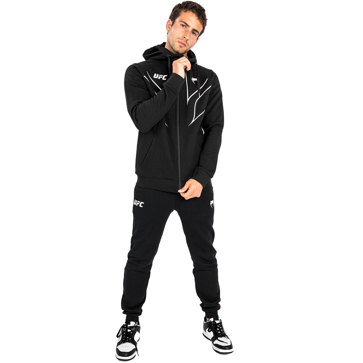 Venum UFC Fight Night 2.0 Replica Full Zip Hoodie - Black - Forza Sports