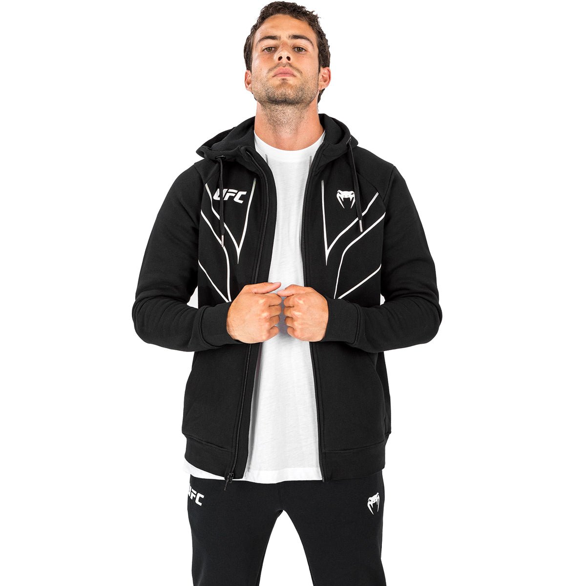 Venum UFC Fight Night 2.0 Replica Full Zip Hoodie - Black - Forza Sports