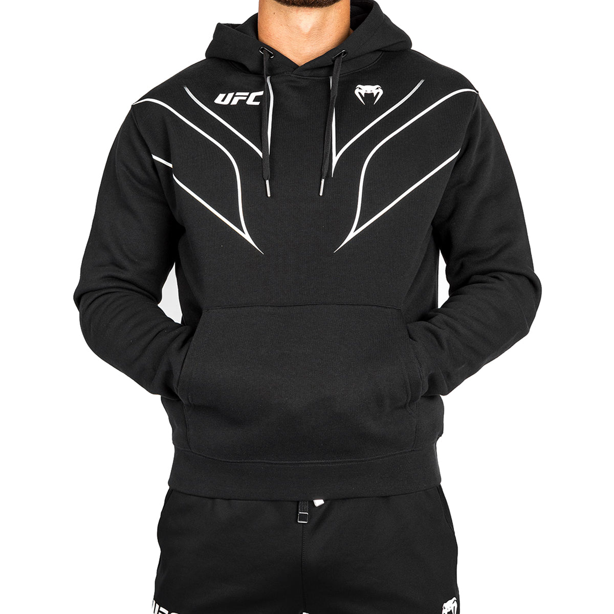 Venum UFC Fight Night 2.0 Replica Pullover Hoodie - Black - Forza Sports