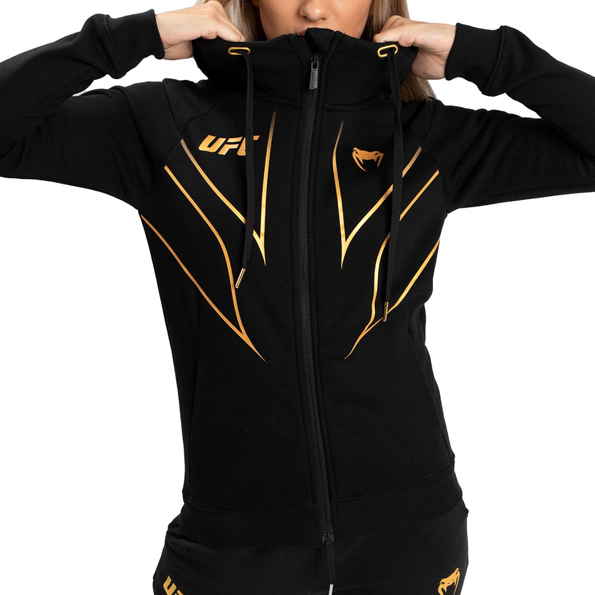 Venum Women's UFC Fight Night 2.0 Replica Full Zip Hoodie - Champion - Forza Sports