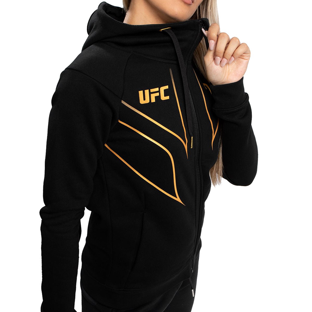 Venum Women's UFC Fight Night 2.0 Replica Full Zip Hoodie - Champion - Forza Sports
