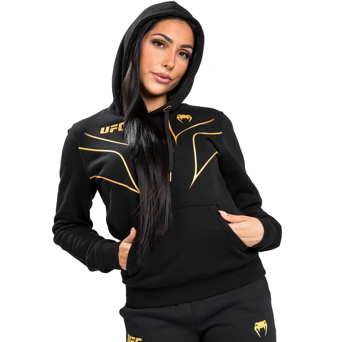 Venum Women's UFC Fight Night 2.0 Replica Pullover Hoodie - Champion - Forza Sports