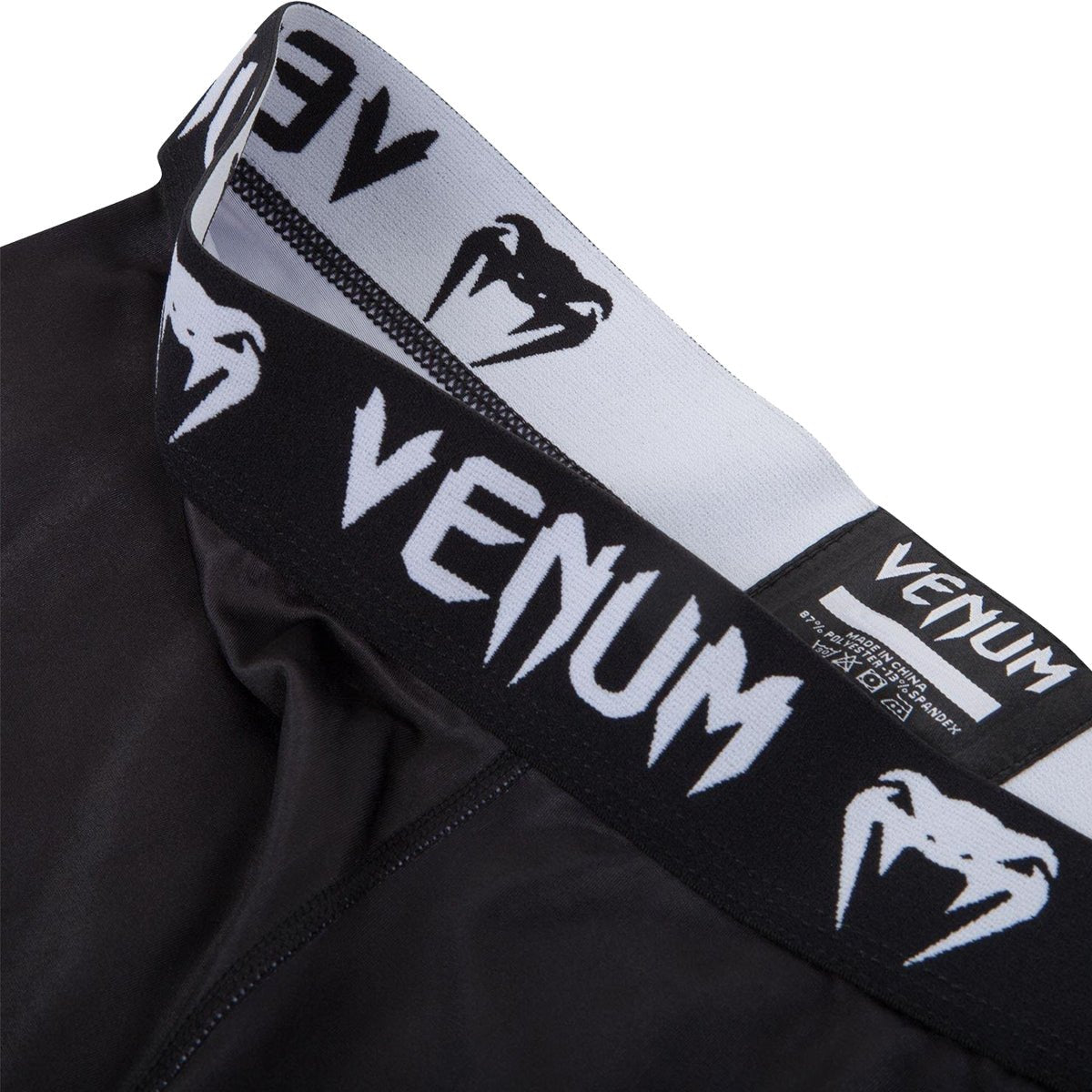Venum Giant Spandex 4 - Way Construction Grappling Spats - Black/White - Forza Sports