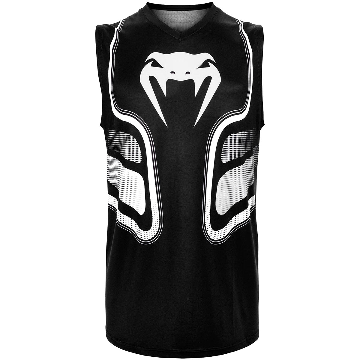 Venum Tempest 2.0 Dry Tech X - Fit Athletic MMA Tank Top - Black/White - Forza Sports