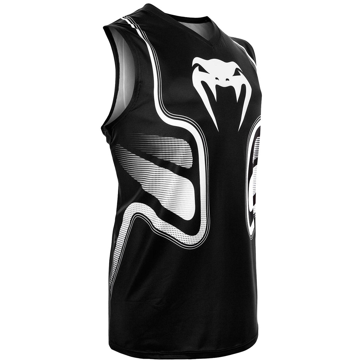 Venum Tempest 2.0 Dry Tech X - Fit Athletic MMA Tank Top - Black/White - Forza Sports