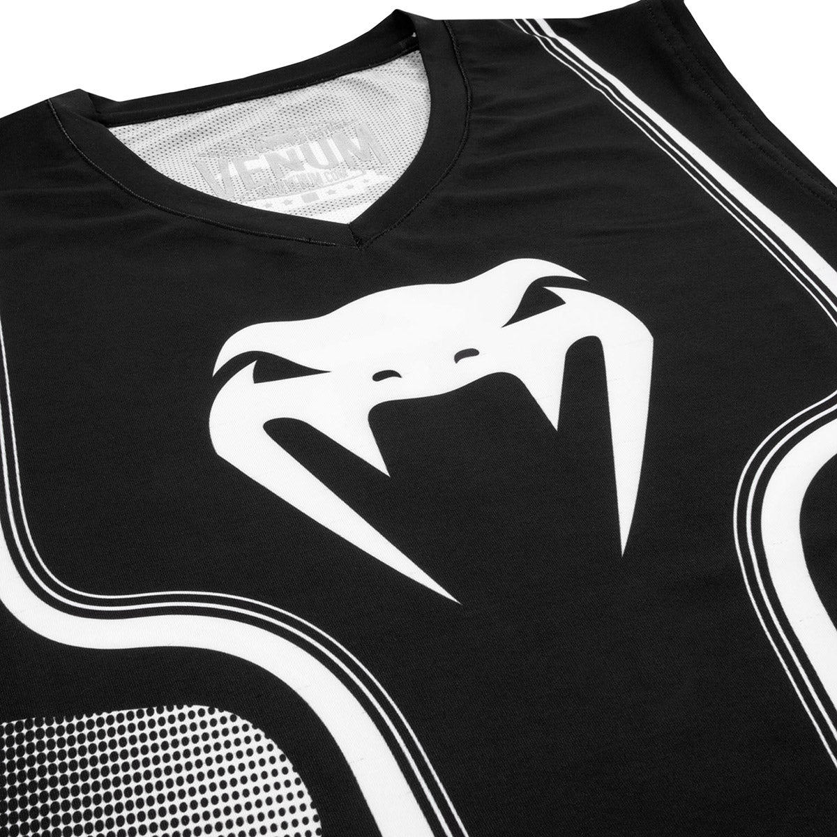 Venum Tempest 2.0 Dry Tech X - Fit Athletic MMA Tank Top - Black/White - Forza Sports
