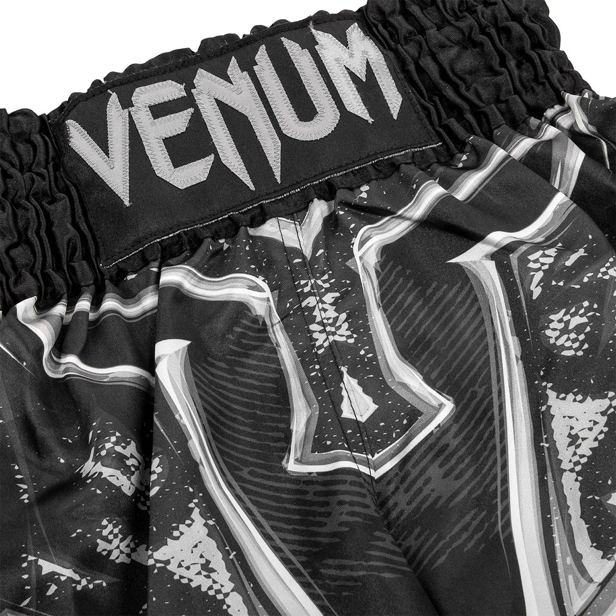 Venum Gladiator 3.0 Muay Thai Shorts - Black/Gray - Forza Sports