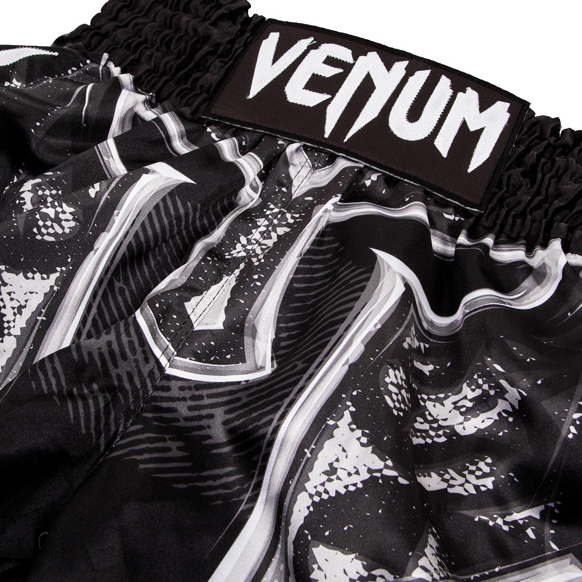 Venum Gladiator 3.0 Lightweight Muay Thai Shorts - Black/White - Forza Sports
