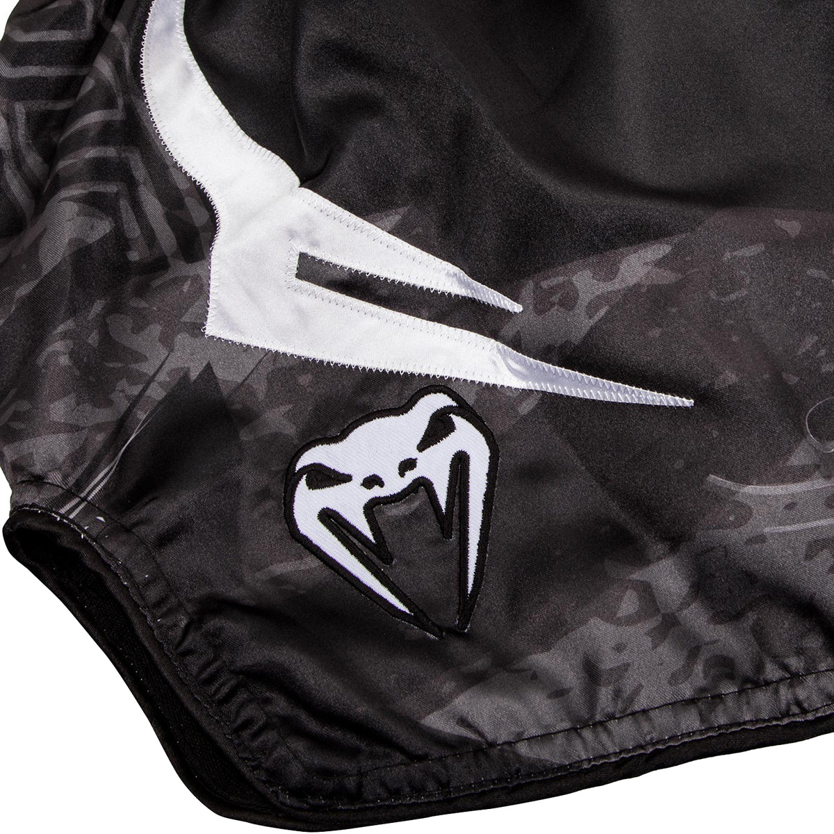 Venum Gladiator 3.0 Lightweight Muay Thai Shorts - Black/White - Forza Sports