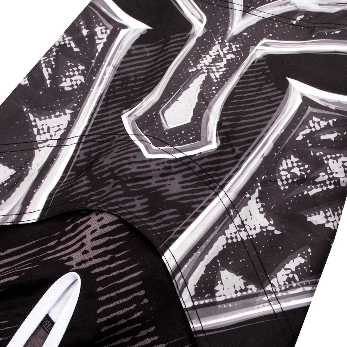 Venum Gladiator 3.0 MMA Fight Shorts - Black/White - Forza Sports