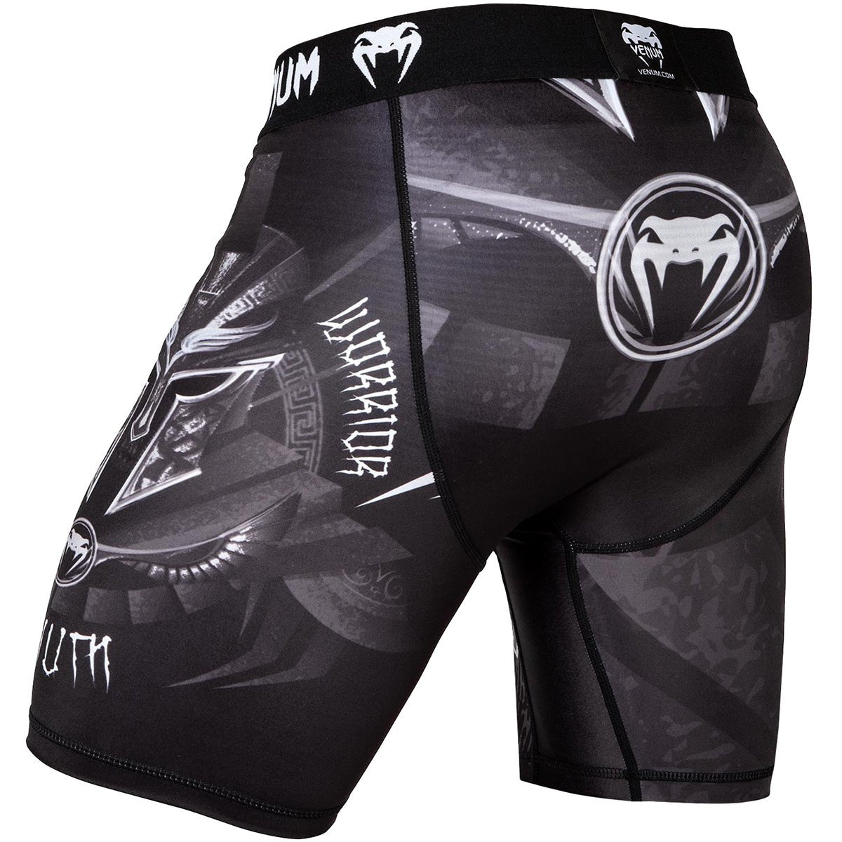Venum Gladiator 3.0 Compression Vale Tudo Shorts - Black/White - Forza Sports