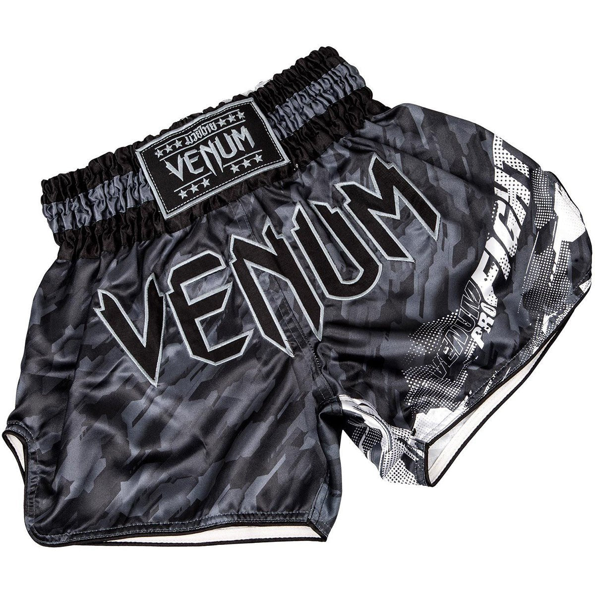 Venum Tecmo Muay Thai Shorts - Dark Gray - Forza Sports
