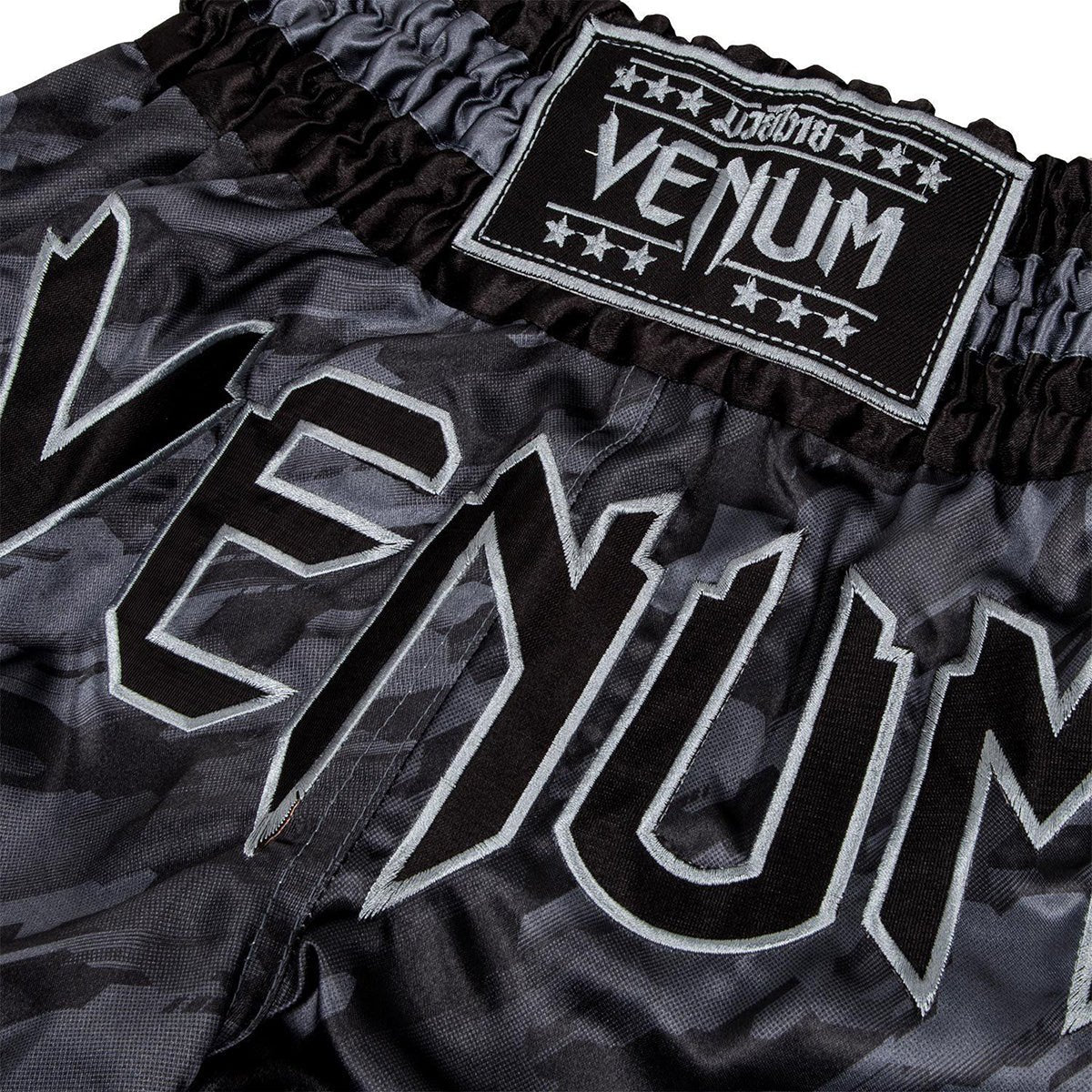 Venum Tecmo Muay Thai Shorts - Dark Gray - Forza Sports