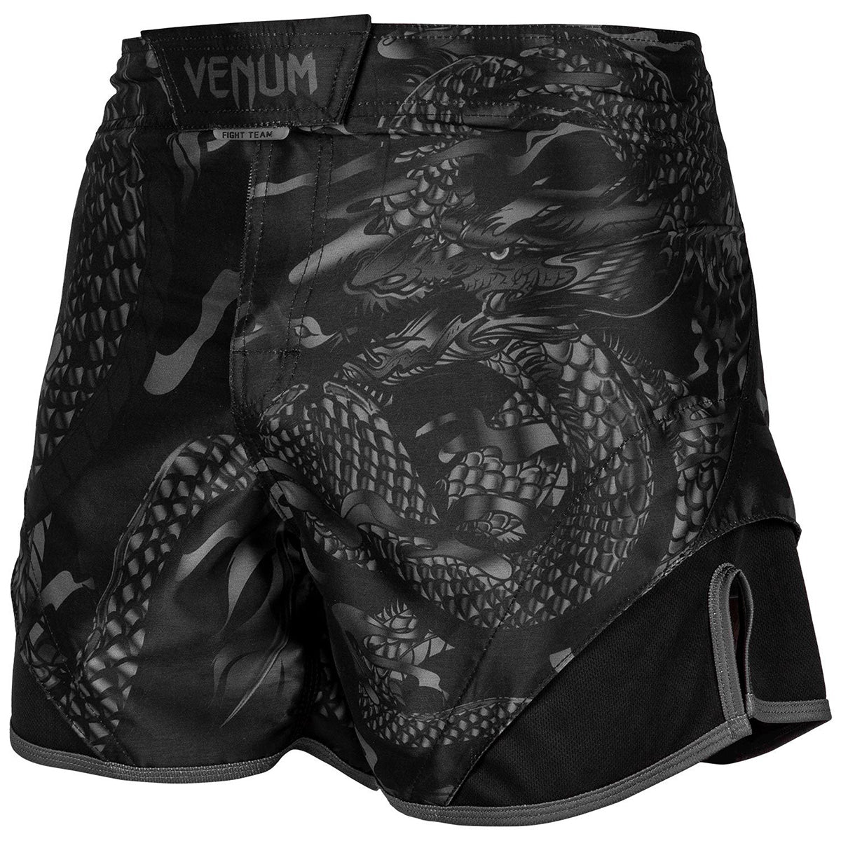 Venum Dragon's Flight MMA Fight Shorts - Black/Black - Forza Sports
