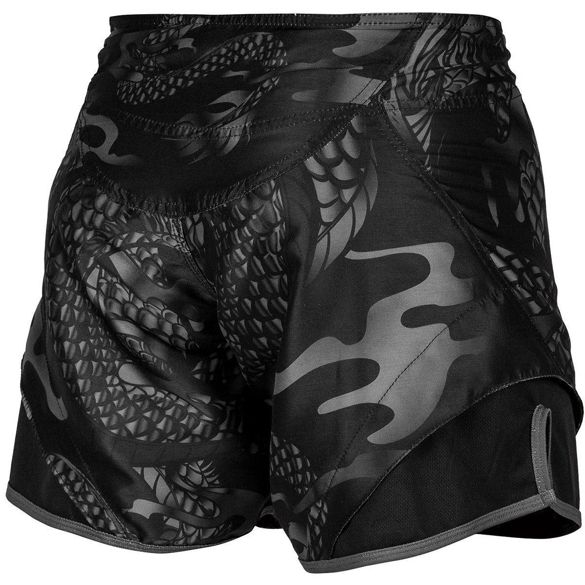 Venum Dragon's Flight MMA Fight Shorts - Black/Black - Forza Sports