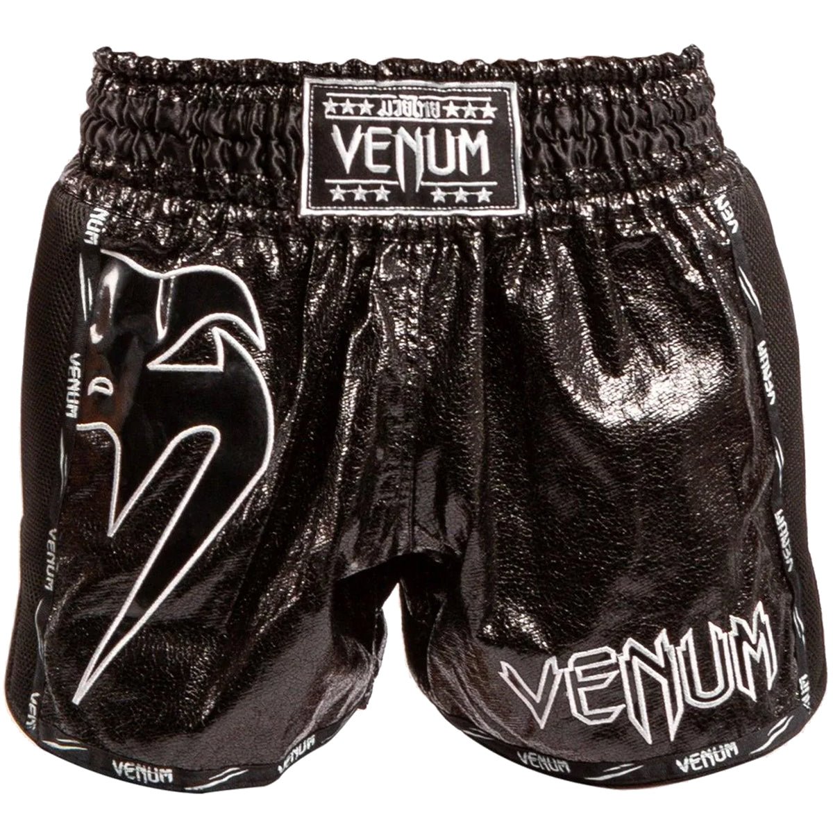 Venum Giant Infinite Muay Thai Shorts - Black/Black - Forza Sports