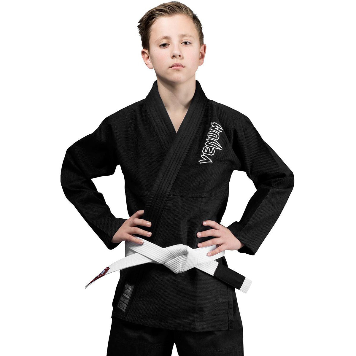 Venum Kids Contender Brazilian Jiu - Jitsu Gi - Black - Forza Sports