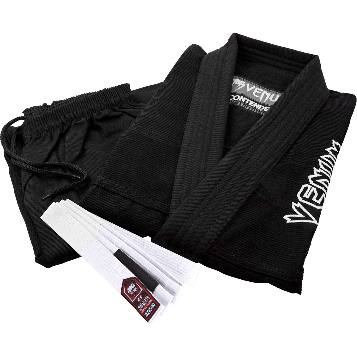 Venum Kids Contender Brazilian Jiu - Jitsu Gi - Black - Forza Sports