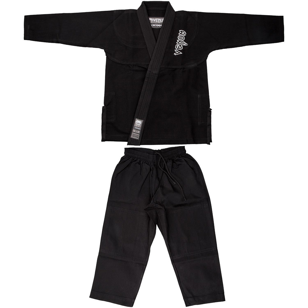 Venum Kids Contender Brazilian Jiu - Jitsu Gi - Black - Forza Sports