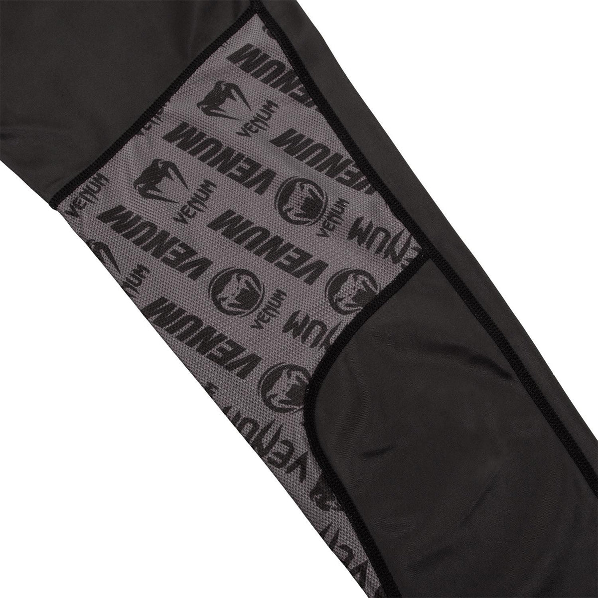 Venum Logos MMA Compression Spats - Black/White - Forza Sports