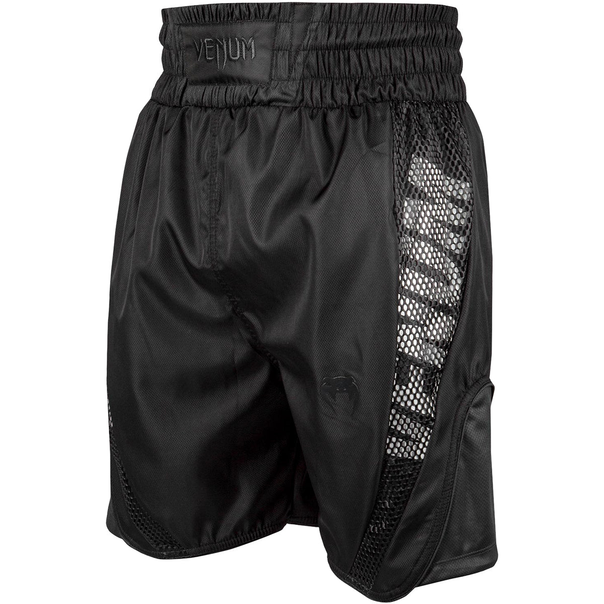 Venum Elite Boxing Shorts - Black/Black - Forza Sports