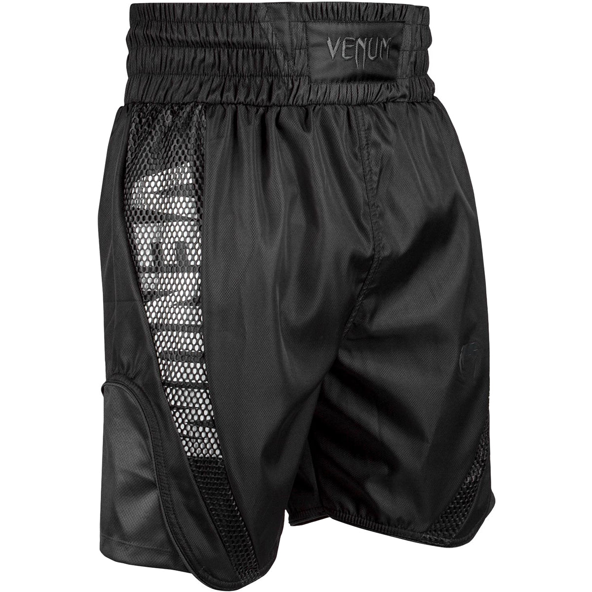 Venum Elite Boxing Shorts - Black/Black Venum