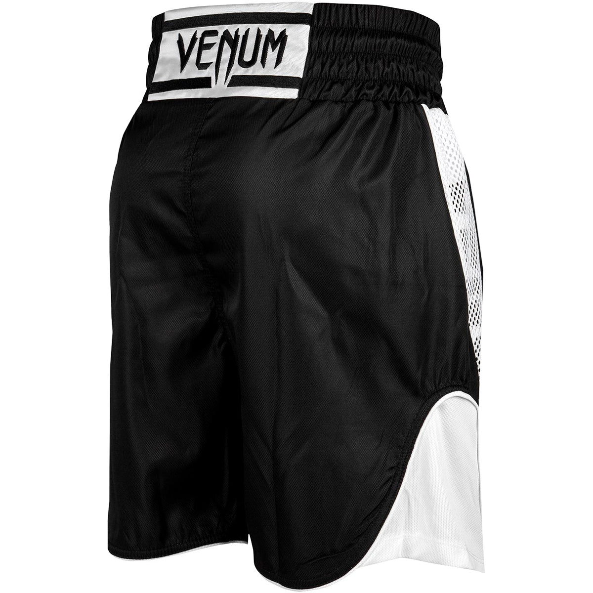Venum Elite Boxing Shorts - Black/White - Forza Sports