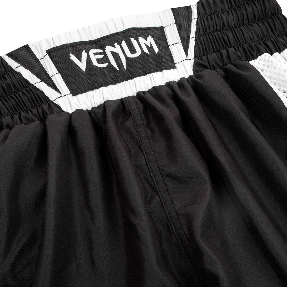 Venum Elite Boxing Shorts - Black/White - Forza Sports